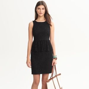 Banana Republic lace peplum dress!